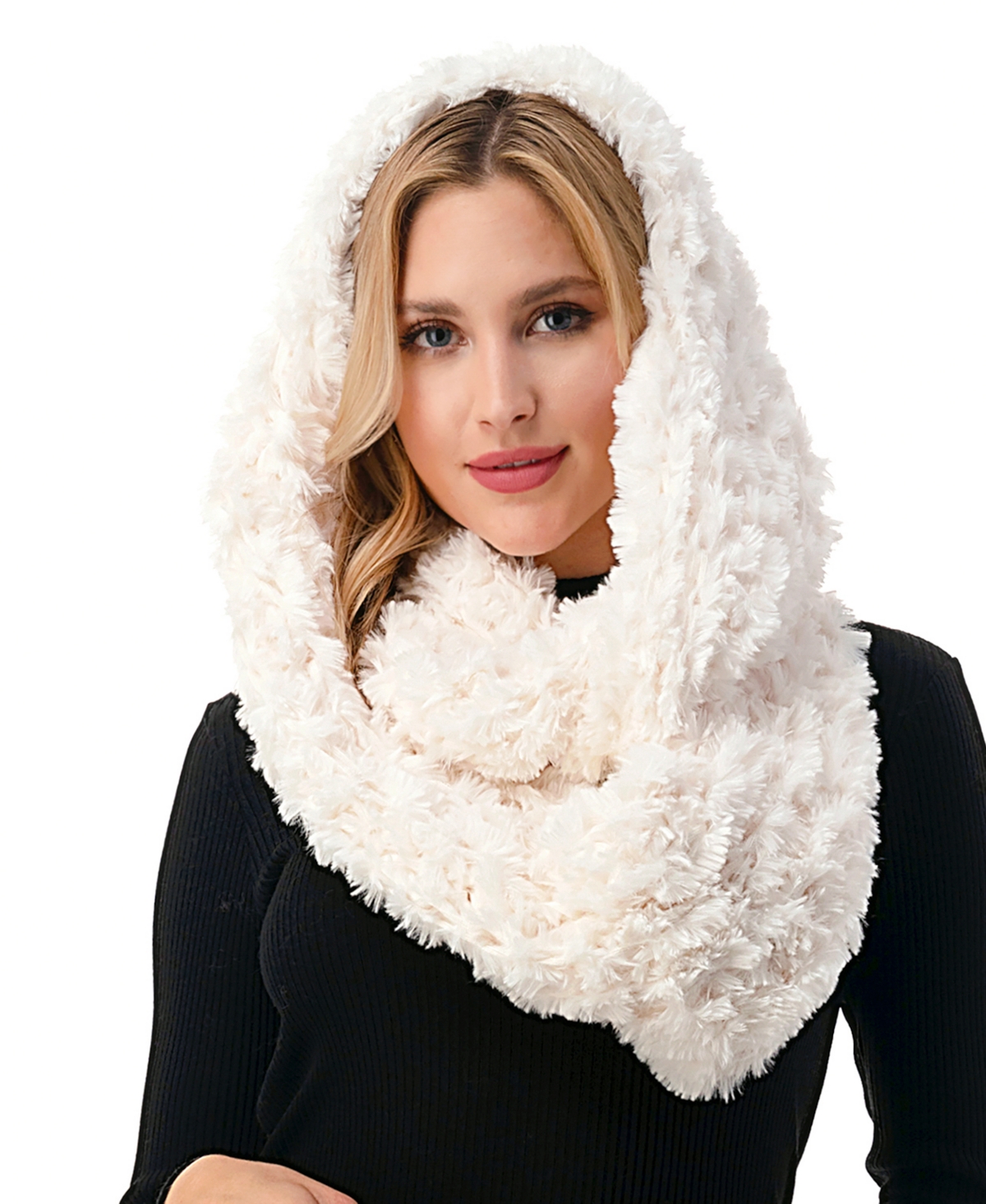 Marcus Adler Women's Ombre Faux Fur Ultra Soft Infinity Scarf