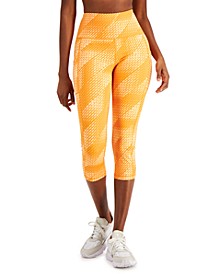 Women's Compression Side-Pocket Cropped Leggings, Created for Macy's