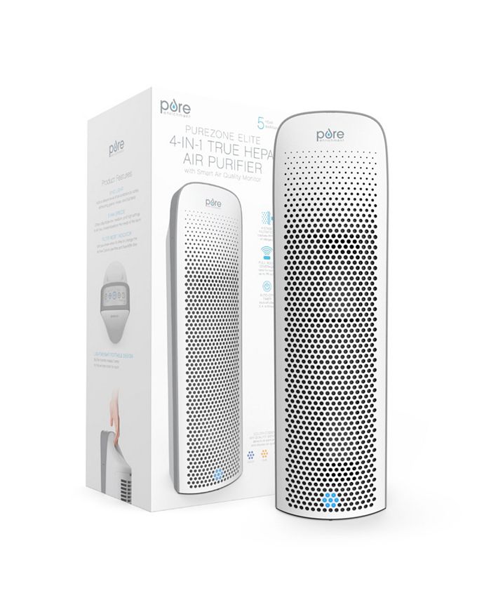 Pure Enrichment True HEPA Elite Air Purifier with Air Quality Monitor