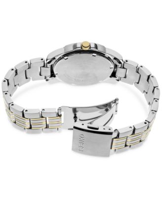 Men's Essentials Two-Tone Stainless Steel Bracelet Watch 39mm