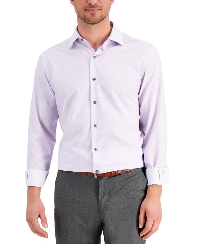 Macy's purple sale dress shirt