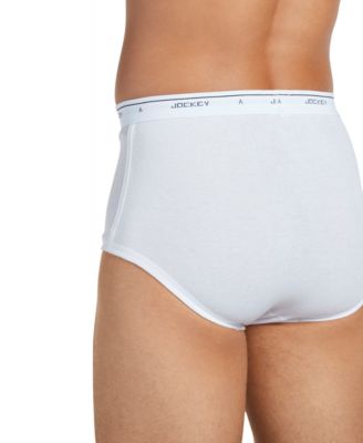 Men's 4-Pack Cotton Full Rise Briefs +1 Bonus Pair