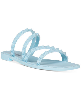 Steve Madden Women's Skyler-J Studded Jelly Slide Sandals - Macy's