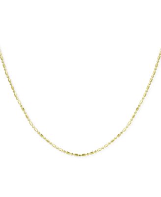 Giani Bernini Dot & Dash Link 18" Chain Necklace in 18k Gold-Plated Sterling Silver, Created for Macy's