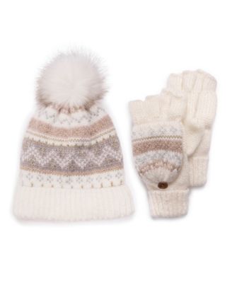 muk luks gloves and hat