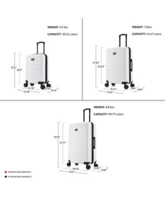 Trend Lightweight Hardside Spinner Luggage Set, 3 piece