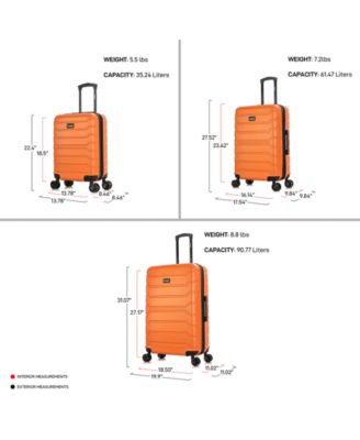 Trend Lightweight Hardside Spinner Luggage Set, 3 piece
