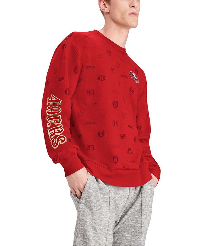 Tommy Hilfiger Men's Scarlet San Francisco 49ers Reid Graphic Pullover  Sweatshirt - Macy's