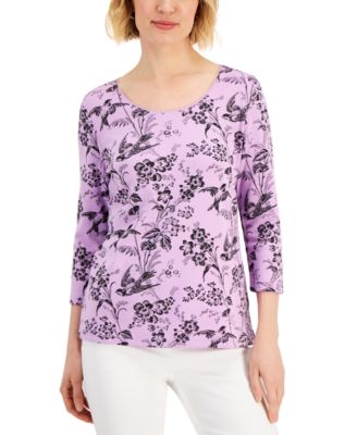 macy's petite dressy blouses