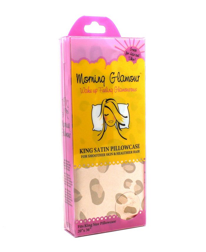 Morning Glamour Satin Print King Pillowcase Macy's