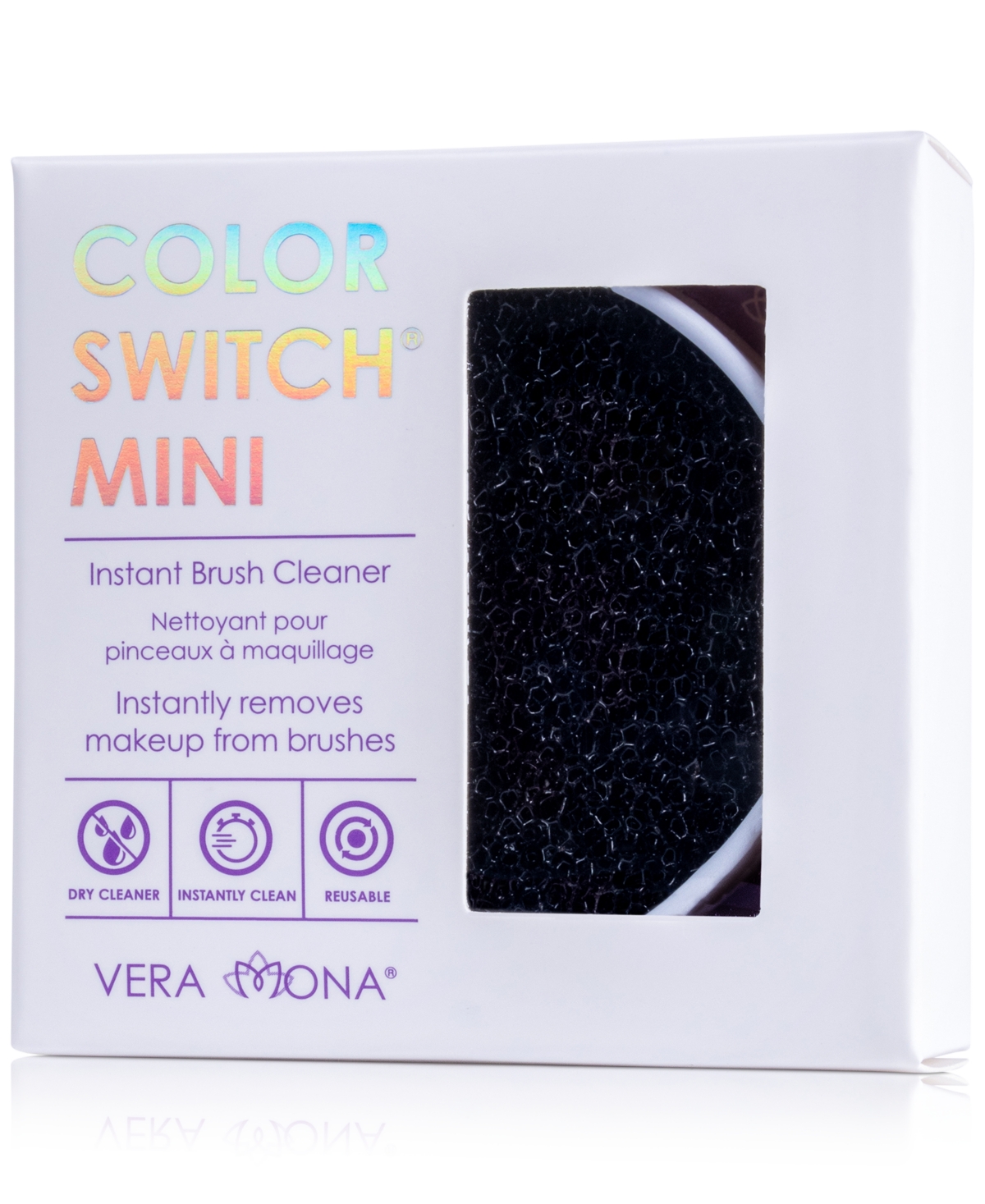 Color Switch Mini Instant Brush Cleaner - White