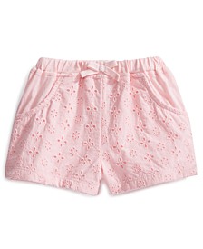 Baby Girls Eyelet Shorts, Created for Macy's 