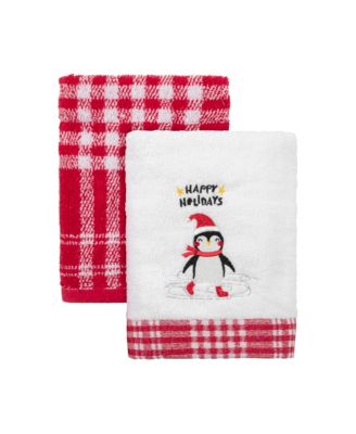 Caro Home - Chateau Royale Penguin hand towel set
