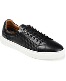 Men's Canton Embossed Leather Sneakers