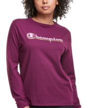 Indlejre Frost Ham selv Champion Long Sleeve Womens Tops - Macy's