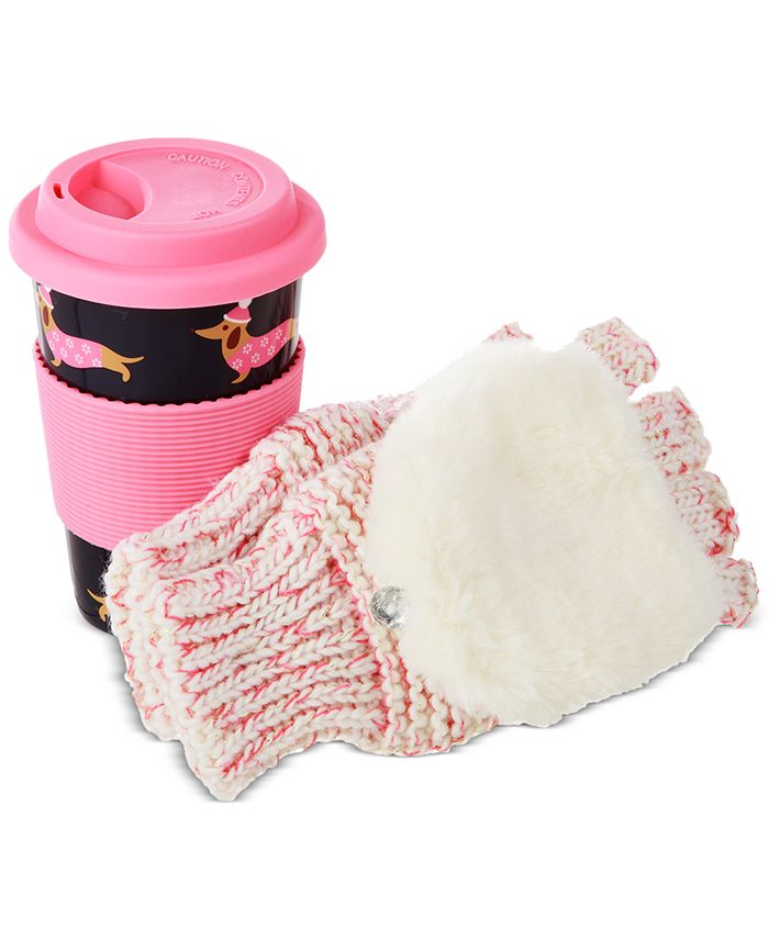 Totes Women's Travel Mug and Flip Mitten Boxed Gift Set Macy's