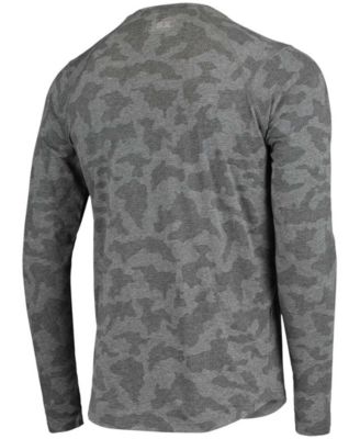 Men's Black Las Vegas Raiders Camo Performance Long Sleeve T-shirt