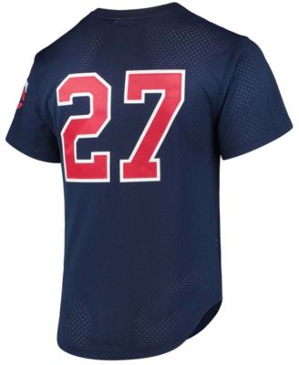 Men's David Ortiz Navy Minnesota Twins 2002 Cooperstown Collection Mesh Batting Practice Jersey