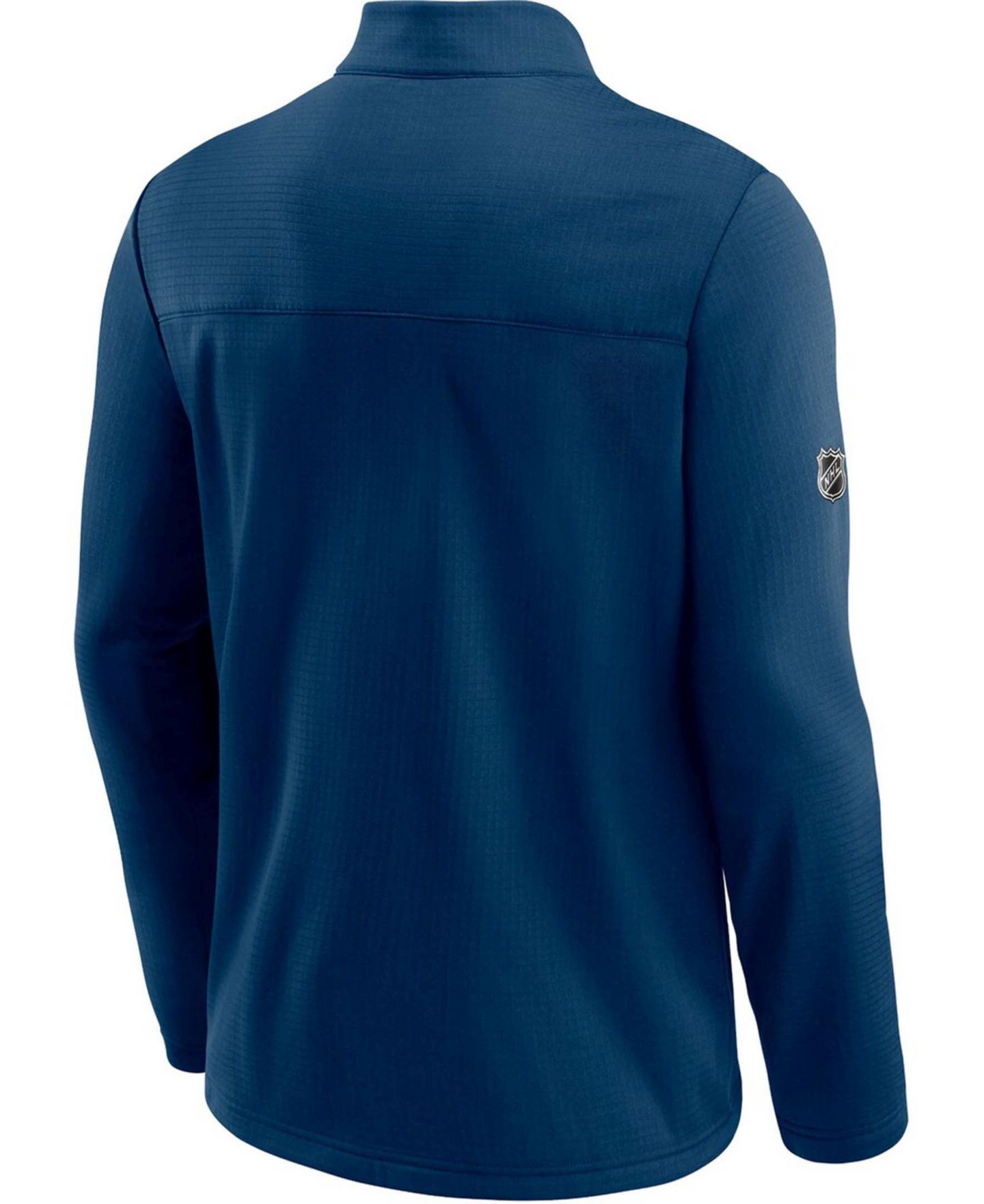 Мужская куртка Fanatics Deep Sea Blue Seattle Kraken Authentic Pro Travel and Training Quarter-Zip — фото 4