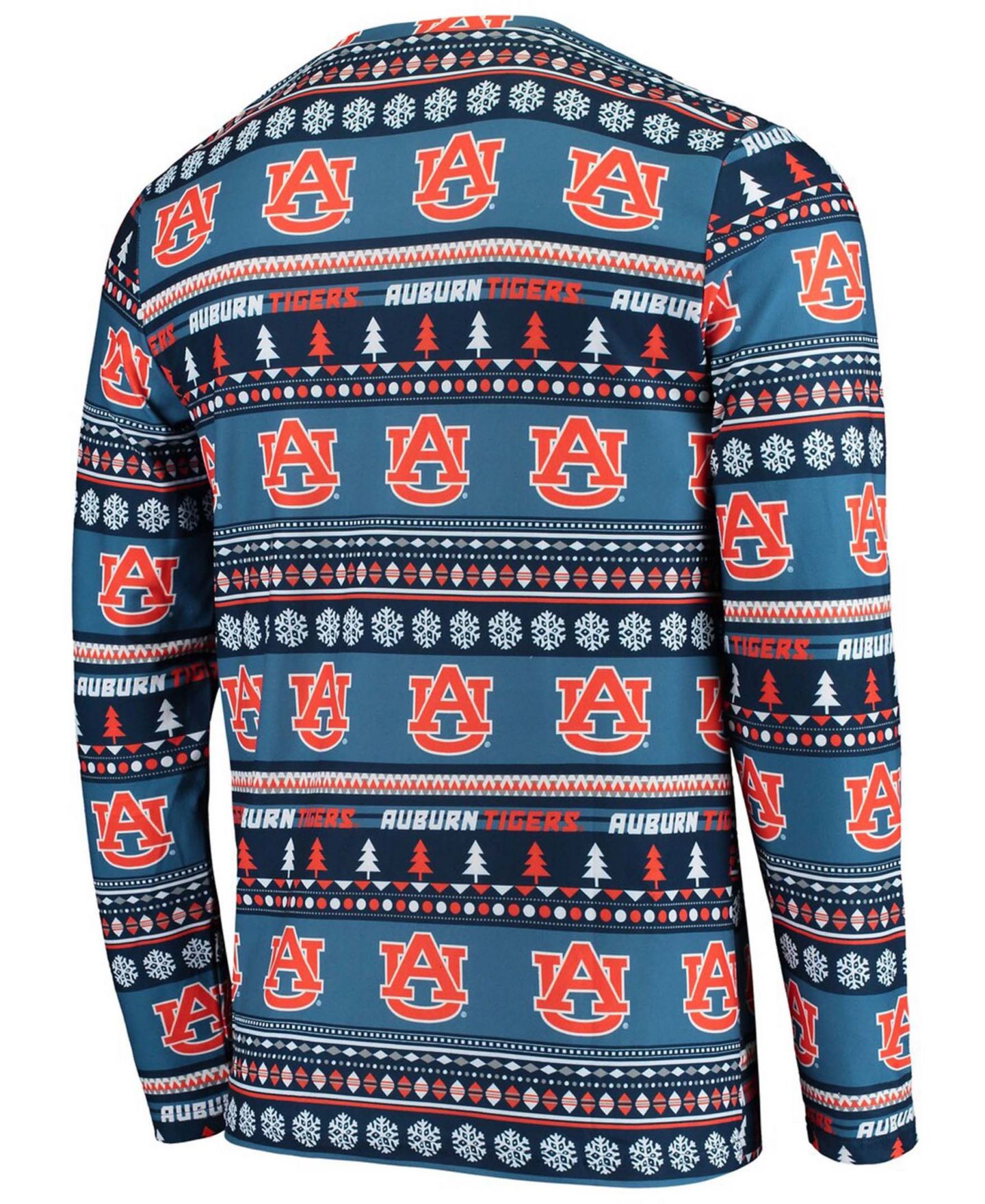 Мужская пижама Concepts Sport Auburn Tigers Ugly Sweater, Navy — фото 5