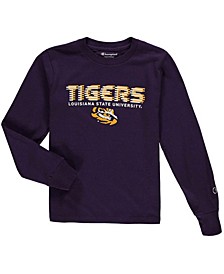 Youth Purple LSU Tigers Jersey Long Sleeve T-shirt