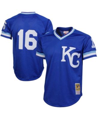 【新品】MITCHELL & NESS AUTHENTIC BP-BO#16 Mitchell & Ness Men's Bo Jackson Kansas City Royals Royal