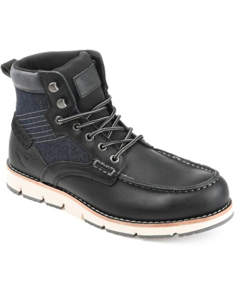 Мужские ботинки Territory Mack 2.0 Cap Moc Toe Ankle, цвет: Чёрный