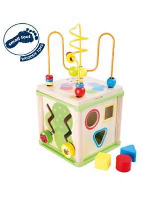 Small Foot Wooden Toys Sweet Little Bugs 5-Sided Activity Cube