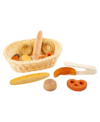 Small Foot Wooden Toys Children 12 Piece Bread Basket Playset