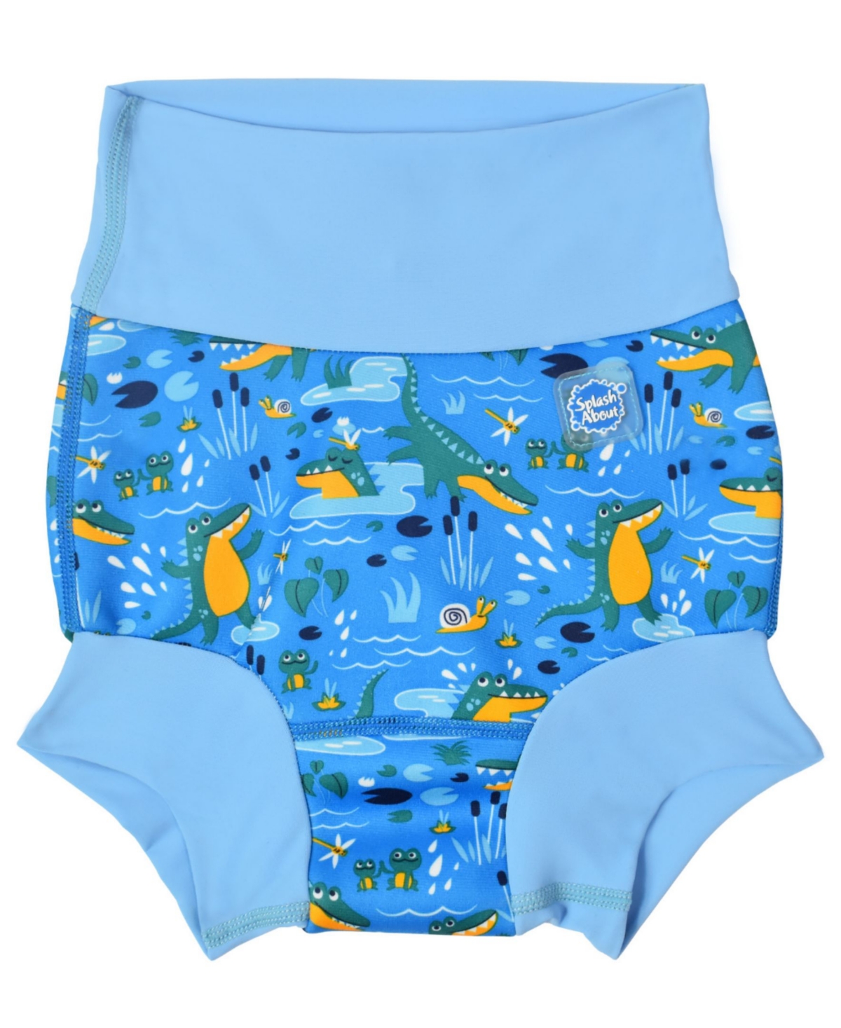 Shop Splash About Baby Boys And Girls Happy Nappy Swimsuit In Crocodile Swamp