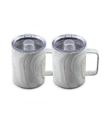 Cambridge 16oz Insulated Stainless Steel Coffee Mug Christmas
