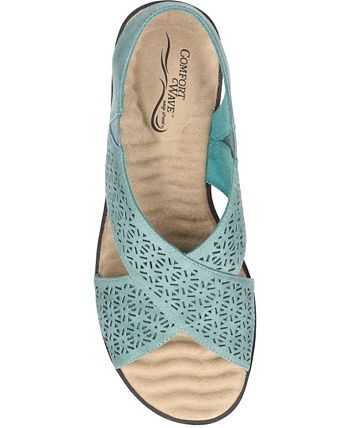 Easy Street Women's Claudia Comfort Wave Sandals - Macy's