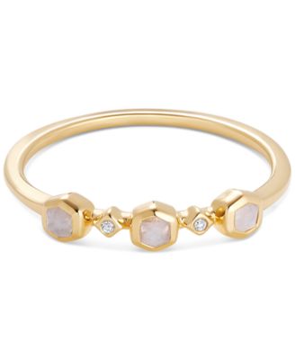 Kendra Scott - Gold-Tone Davie Stone Trio Ring
