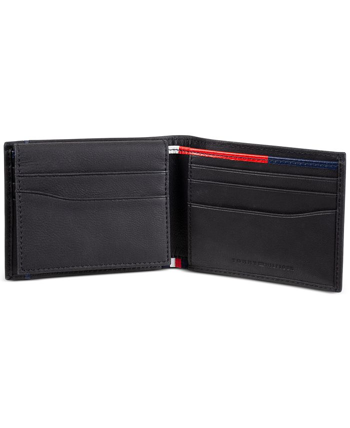 Tommy Hilfiger Men's RFID Bifold Wallet, Removable Pocketmate & Key Fob ...