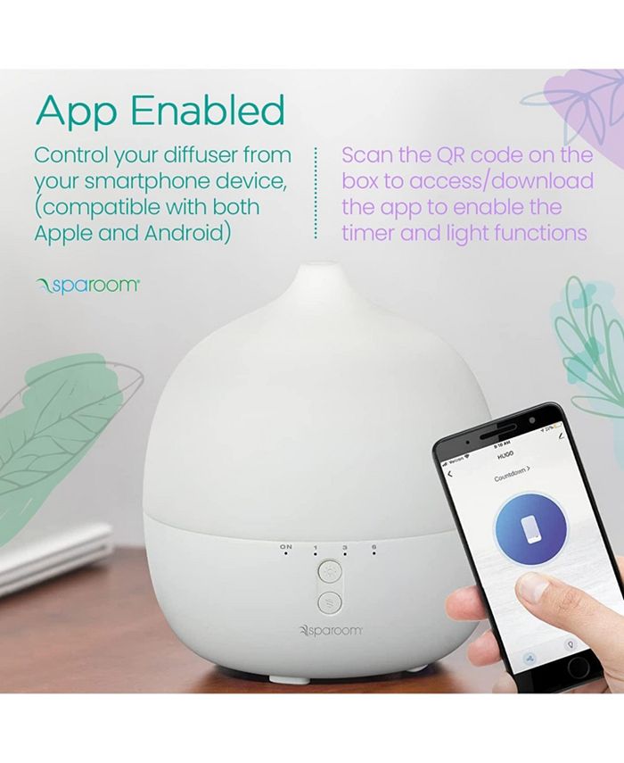 SpaRoom Colossal AppEnabled Ultrasonic Essential Oil Aromatherapy
