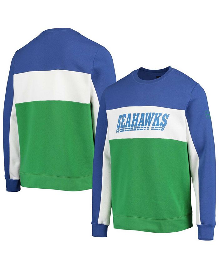 Junk Food Men s College Navy Neon Green Seattle Seahawks Color
