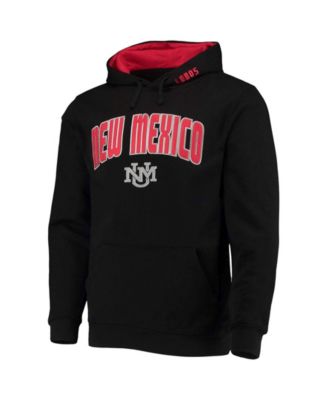 Men's New Mexico Lobos Arch and Logo Pullover Hoodie