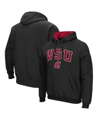 Men's Black Washington State Cougars Arch Logo 3.0 Pullover Hoodie