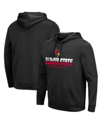 Men's Black Illinois State Redbirds Lantern Pullover Hoodie