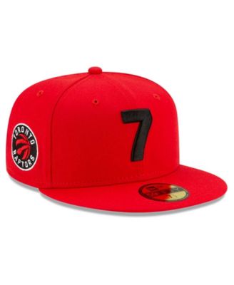 New Era Men's x Compound Red Toronto Raptors 7 OTC 59FIFTY Fitted Hat