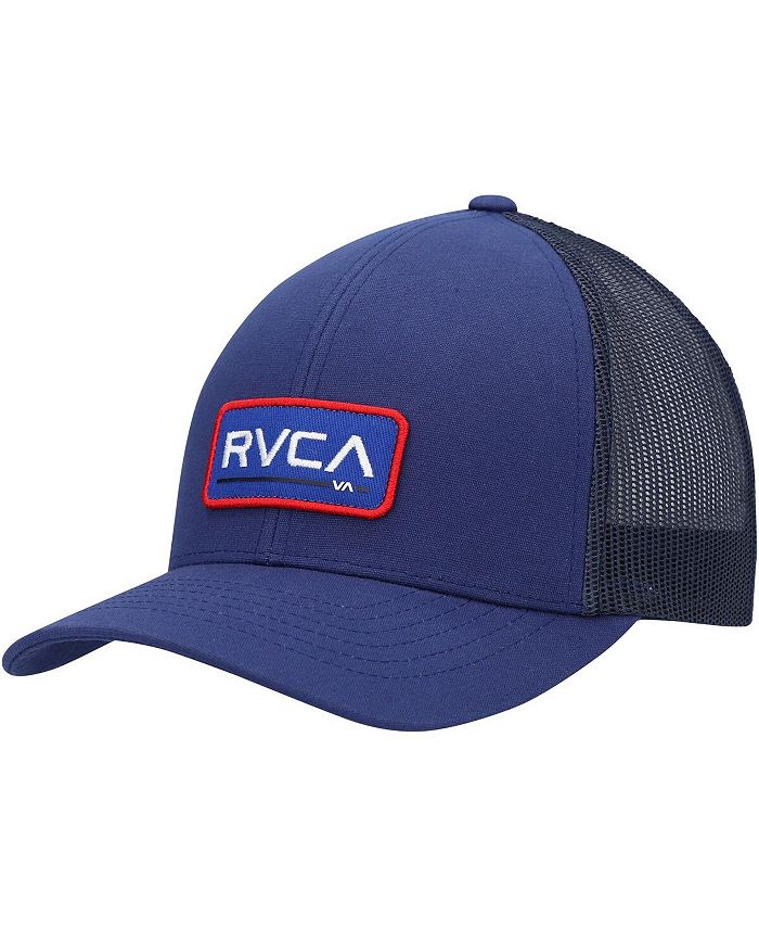 RVCA Men s Navy Logo Ticket Trucker III Snapback Hat Macy s