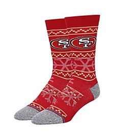 San Francisco Red 49Ers Frosted Infiknit Crew Sock