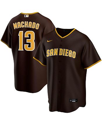 Youth Nike Manny Machado Brown San Diego Padres Road Replica Player Jersey