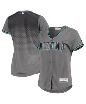 Women's Gray Arizona Diamondbacks Road Official Team Jersey - Macy's