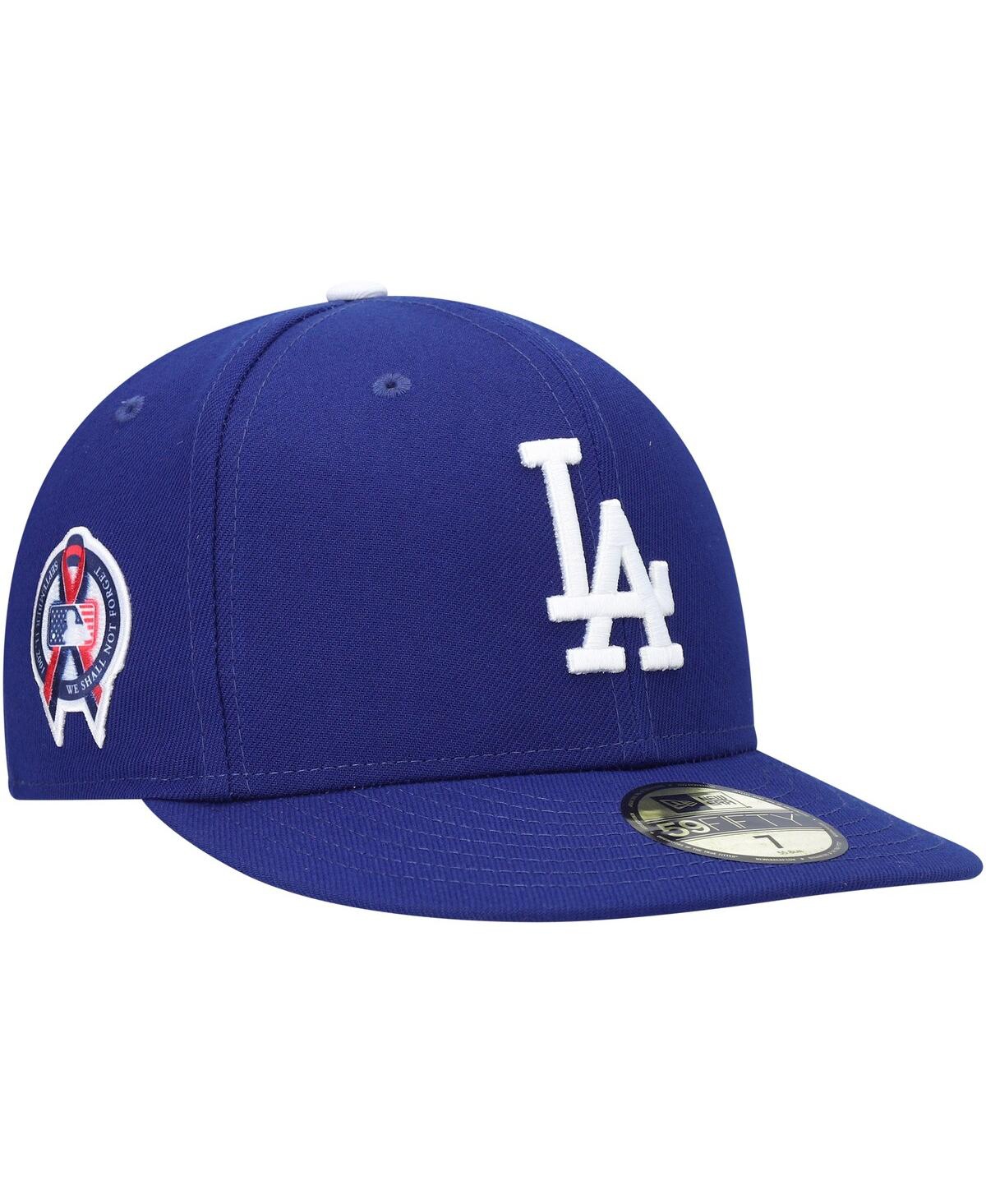 Men'sLos Angeles Dodgers 9/11 Memorial Side Patch 59FIFTY Fitted Hat - Royal