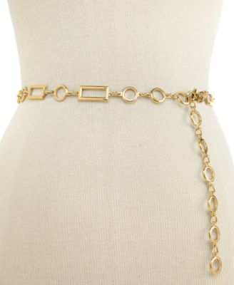 INC International Concepts - Style&co. Rectangles and Circles Chain  Belt