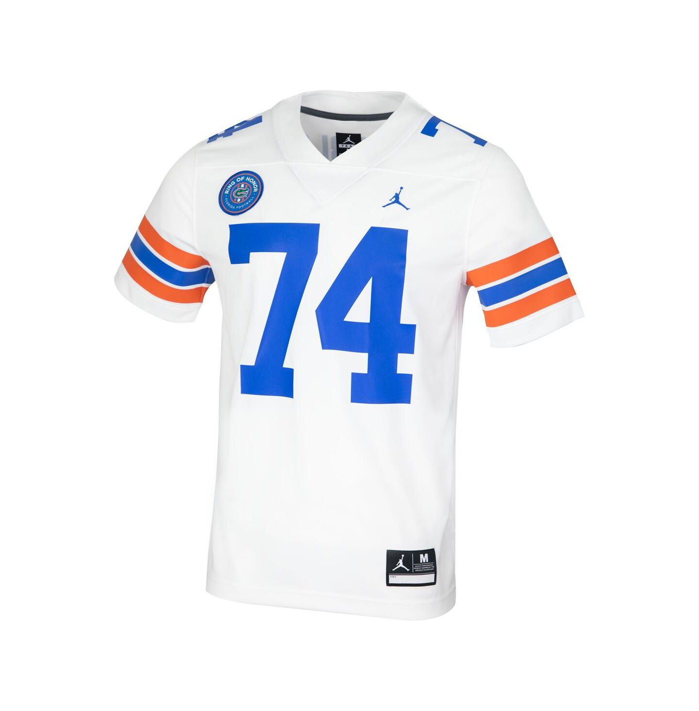 Мужской топ Jordan Jack Youngblood White Florida Gators Ring Of Honor Untouchable Replica Jersey — фото 3