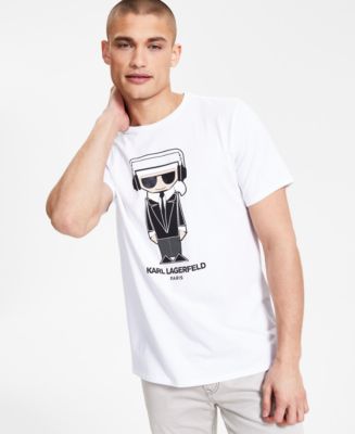 KARL LAGERFELD PARIS Men's Character Print T-shirt - Macy's