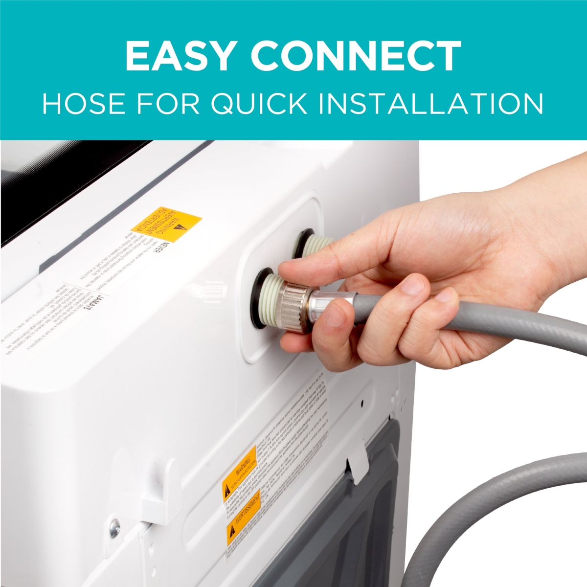 Black+Decker Small Portable Washer, Portable Washer 2.0 Cu. Ft. with 6 Cycles