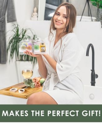 Vanilla Coconut Bathtub Caddy Gift Set, 13 Piece